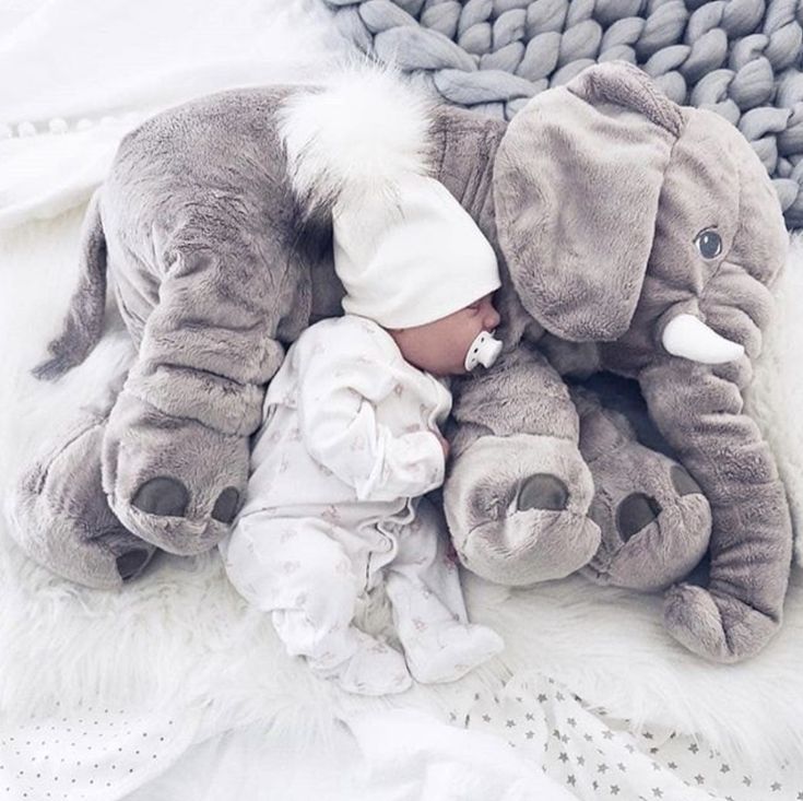 elephant stuffed toy pillow for babies